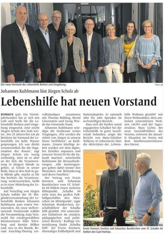 Lebenshilfe hat neuen Vorstand