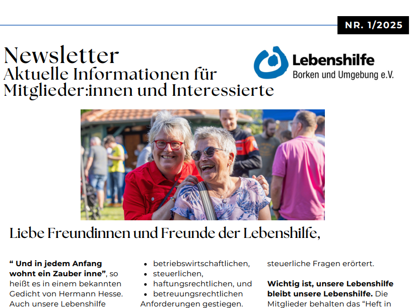 Newsletter I-2025 