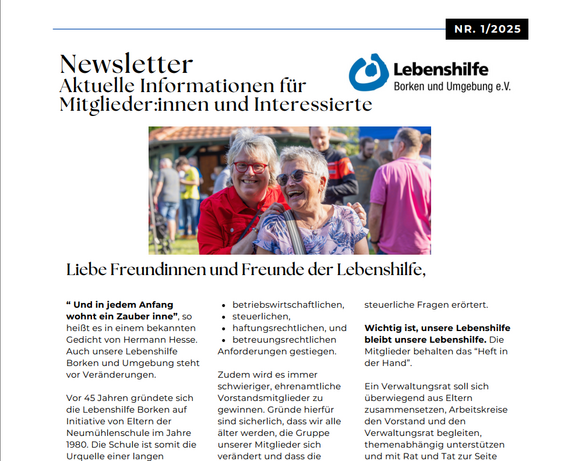 Newsletter 2025